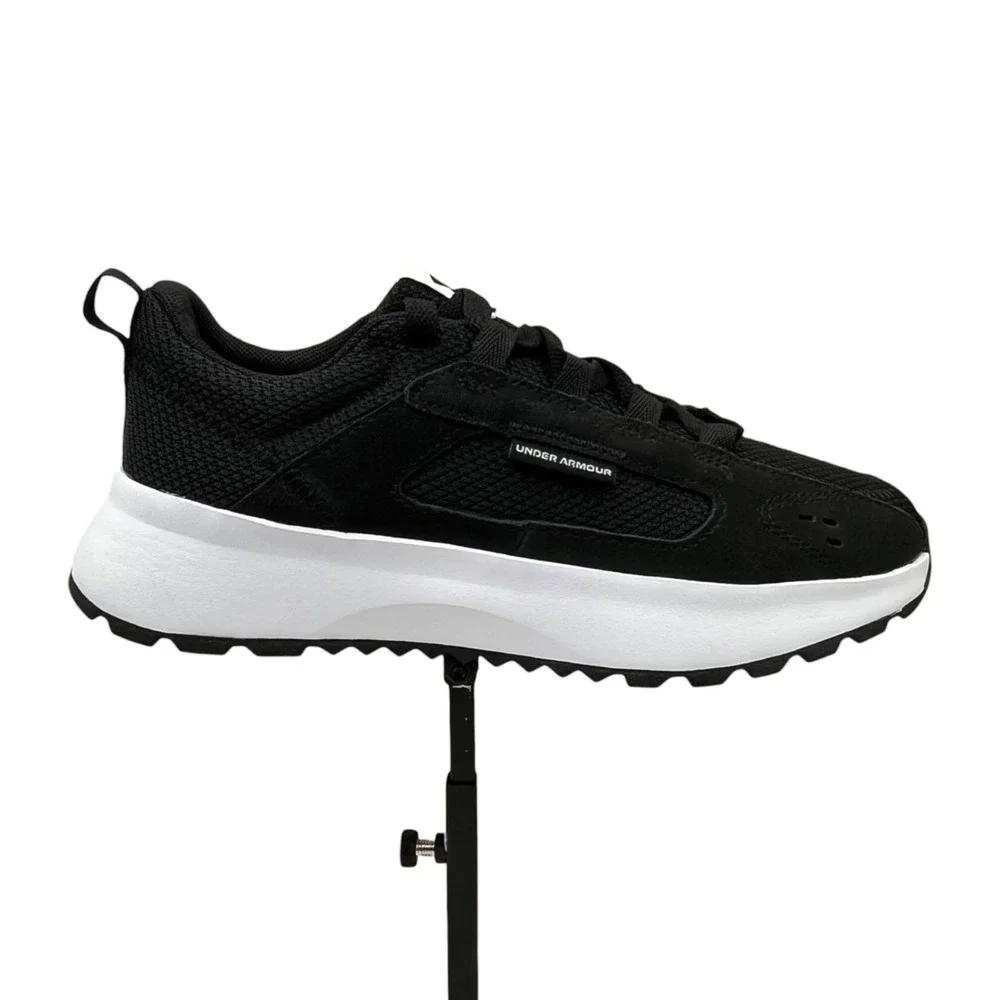 Under Armour Youth Boys GS Street Mirage‎ Sneakers Size 3.5Y Black White Suede